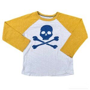 Mini Boden skull Pirate Top Size 3-4